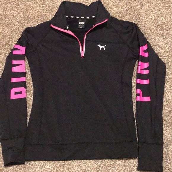 PINK Victoria's Secret Tops - 🖤VS PINK Quarter Zip